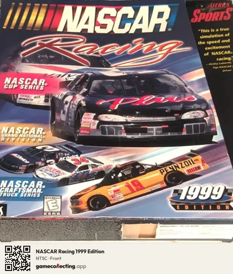 NASCAR Racing 1999 Edition Computer, NTSC box front