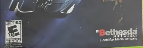 Star Trek: Legacy, the ESRB box on its front