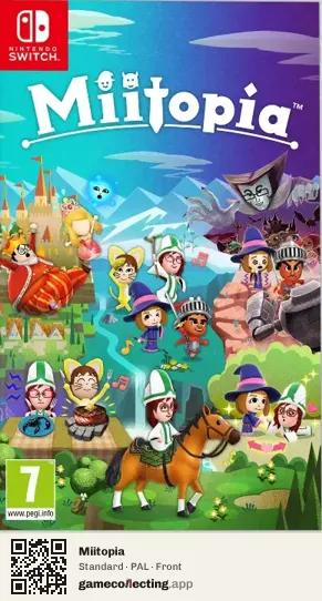 Miitopia Nintendo Switch, PAL box front