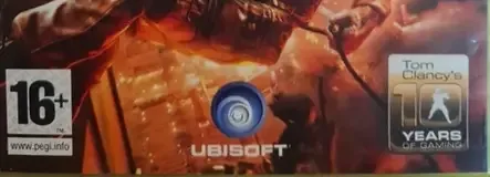 Tom Clancy's Rainbow Six: Vegas 2, the PEGI square on its front