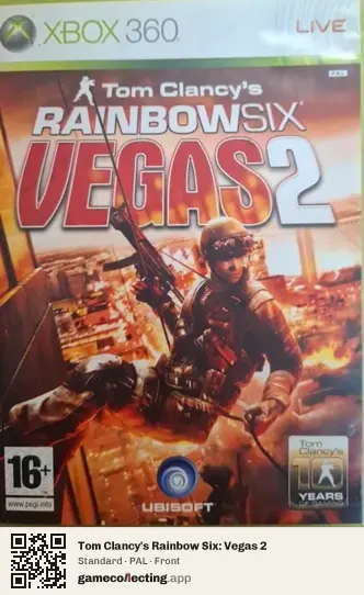 Tom Clancy's Rainbow Six: Vegas 2 Xbox 360, PAL box front