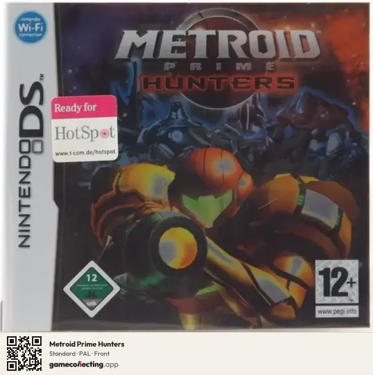 Metroid Prime Hunters Nintendo DS, PAL box front