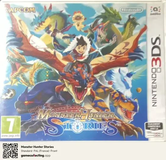Monster Hunter Stories Nintendo 3DS, France box front