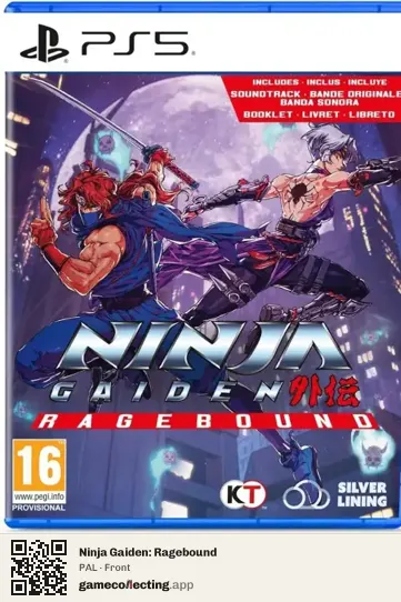 Ninja Gaiden: Ragebound PlayStation 5, PAL box front