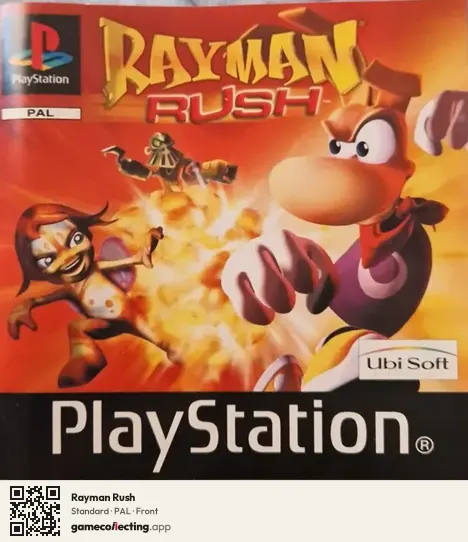 Rayman Rush PlayStation, PAL box front