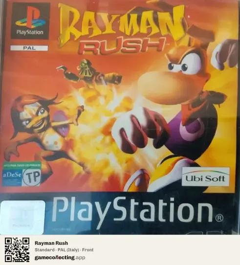 Rayman Rush PlayStation, Italy box front