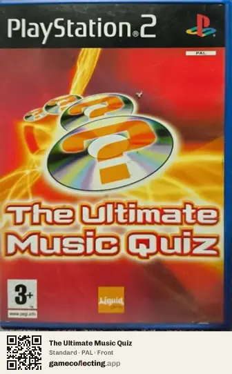 The Ultimate Music Quiz PlayStation 2, PAL box front