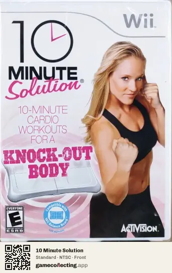 10 Minute Solution Nintendo Wii, NTSC box front