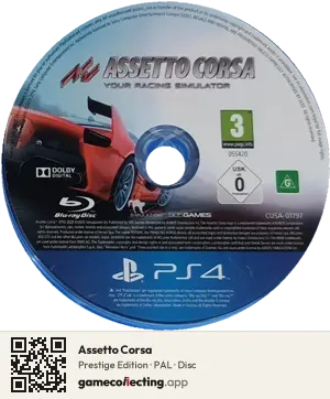 Assetto Corsa PlayStation 4, PAL disc