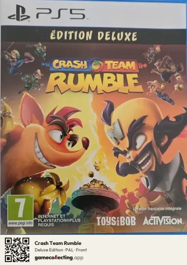 Crash Team Rumble PlayStation 5, PAL box front