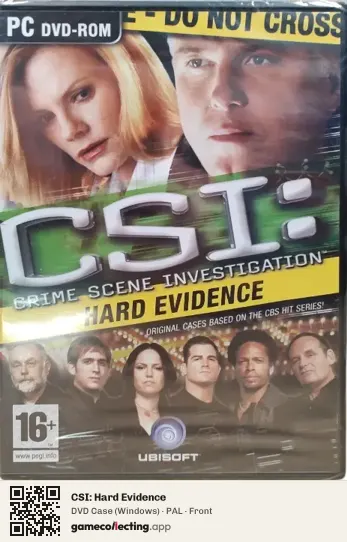 CSI: Hard Evidence Computer, PAL box front