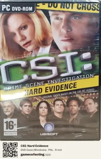 CSI: Hard Evidence Computer, PAL box front