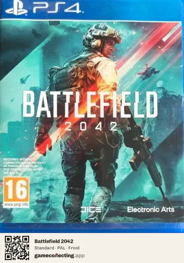Battlefield 2042 PlayStation 4, PAL box front