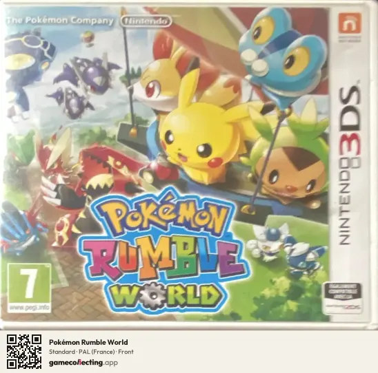 Pokémon Rumble World Nintendo 3DS, France box front