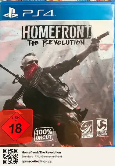 Homefront: The Revolution PlayStation 4, Germany box front