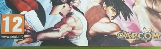 Super Street Fighter IV: Arcade Edition, the PEGI square on its front