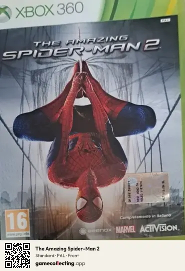 The Amazing Spider-Man 2 Xbox 360, PAL box front