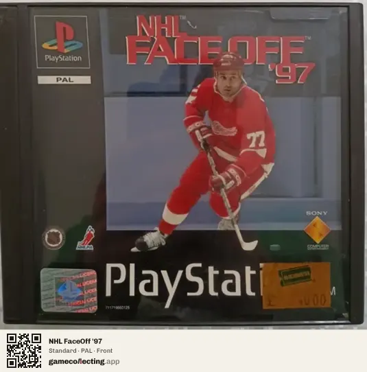 NHL FaceOff '97 PlayStation, PAL box front