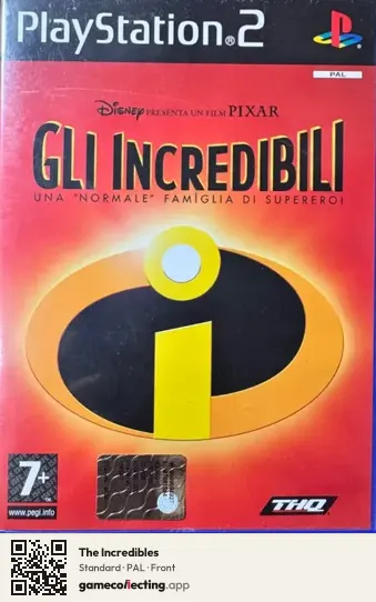 The Incredibles PlayStation 2, PAL box front