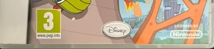 Phineas and Ferb: Ride Again, the PEGI square on its front