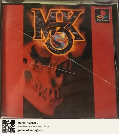 Mortal Kombat 3 PlayStation, Asia box front