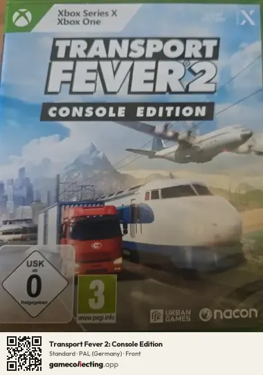 Transport Fever 2: Console Edition Xbox Series X, Germany box front