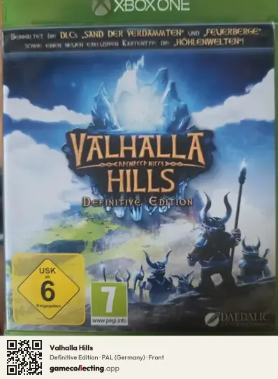 Valhalla Hills Xbox One, Germany box front