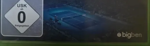 Tennis World Tour, the USK square on its front
