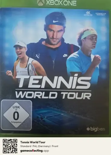 Tennis World Tour Xbox One, Germany box front
