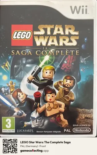 LEGO Star Wars: The Complete Saga Nintendo Wii, Germany box front