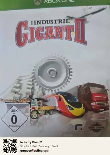 Industry Giant 2 Xbox One, Germany box front