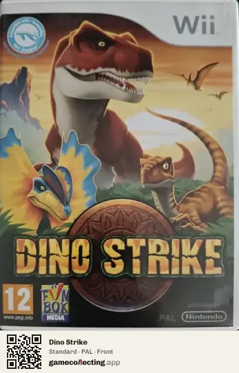 Dino Strike Nintendo Wii, PAL box front