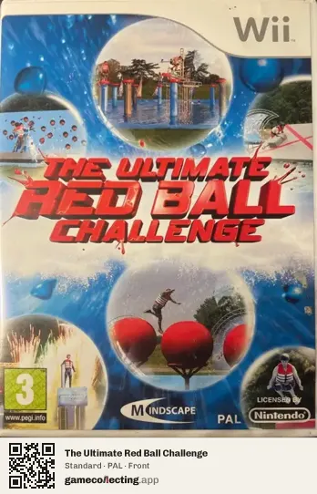 The Ultimate Red Ball Challenge Nintendo Wii, PAL box front