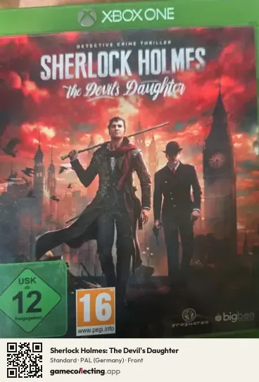 Sherlock Holmes: The Devil's Daughter Xbox One, Germany box front