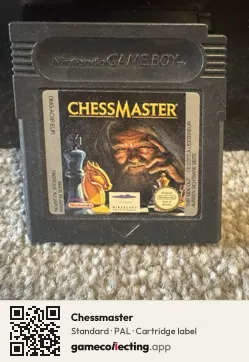 Chessmaster Game Boy Color, PAL cartridge label