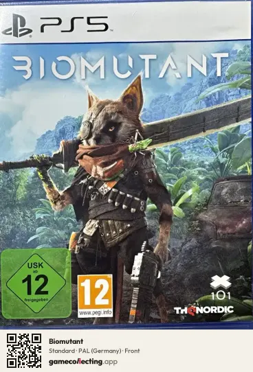 Biomutant PlayStation 5, Germany box front