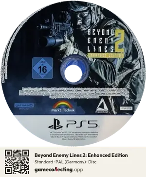 Beyond Enemy Lines 2: Enhanced Edition PlayStation 5, PAL disc