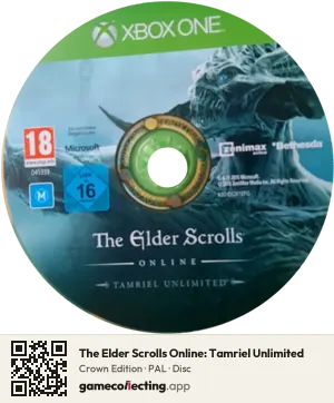 The Elder Scrolls Online: Tamriel Unlimited Xbox One, PAL disc