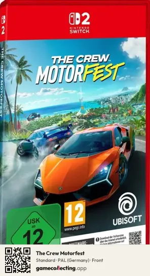 The Crew Motorfest Nintendo Switch 2, Germany box front