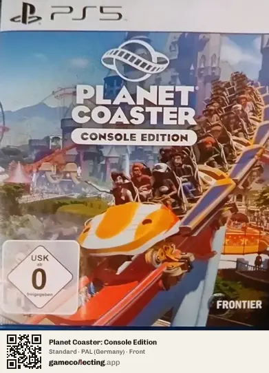 Planet Coaster: Console Edition PlayStation 5, Germany box front