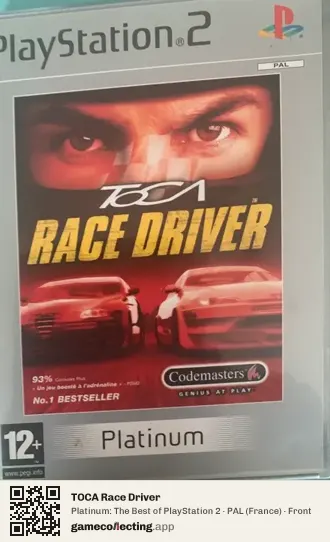 TOCA Race Driver PlayStation 2, France box front