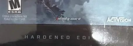 Call of Duty: Ghosts, the ESRB box on its front