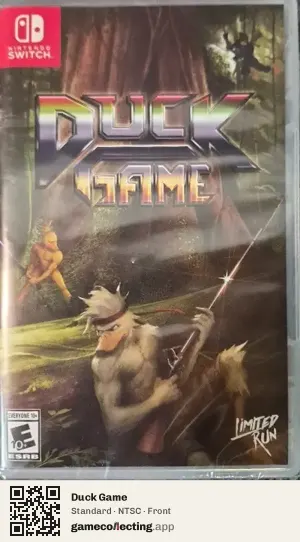 Duck Game Nintendo Switch, NTSC box front