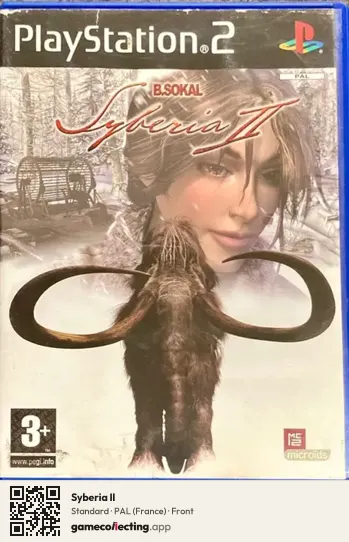Syberia II PlayStation 2, France box front