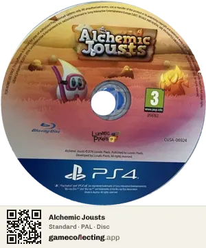 Alchemic Jousts PlayStation 4, PAL disc