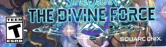 Star Ocean: The Divine Force, the ESRB box on its front