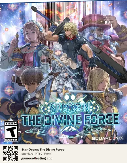 Star Ocean: The Divine Force PlayStation 5, NTSC box front