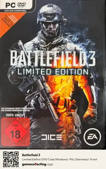 Battlefield 3 Computer, Germany box front