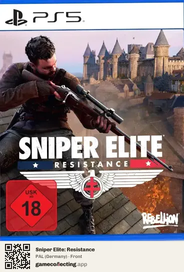 Sniper Elite: Resistance PlayStation 5, Germany box front