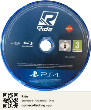 Ride PlayStation 4, PAL disc